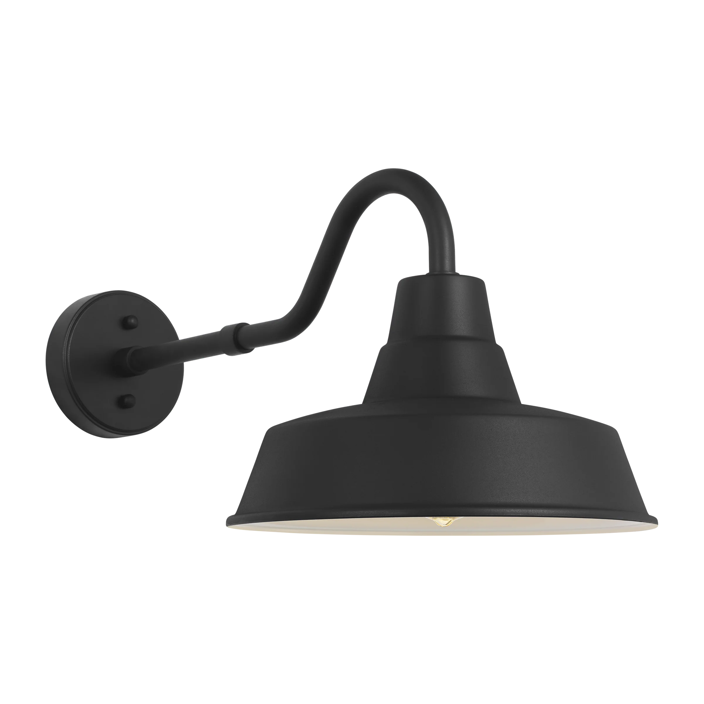 Barn Light Coastal Outdoor Wall Lantern - Black - Medium