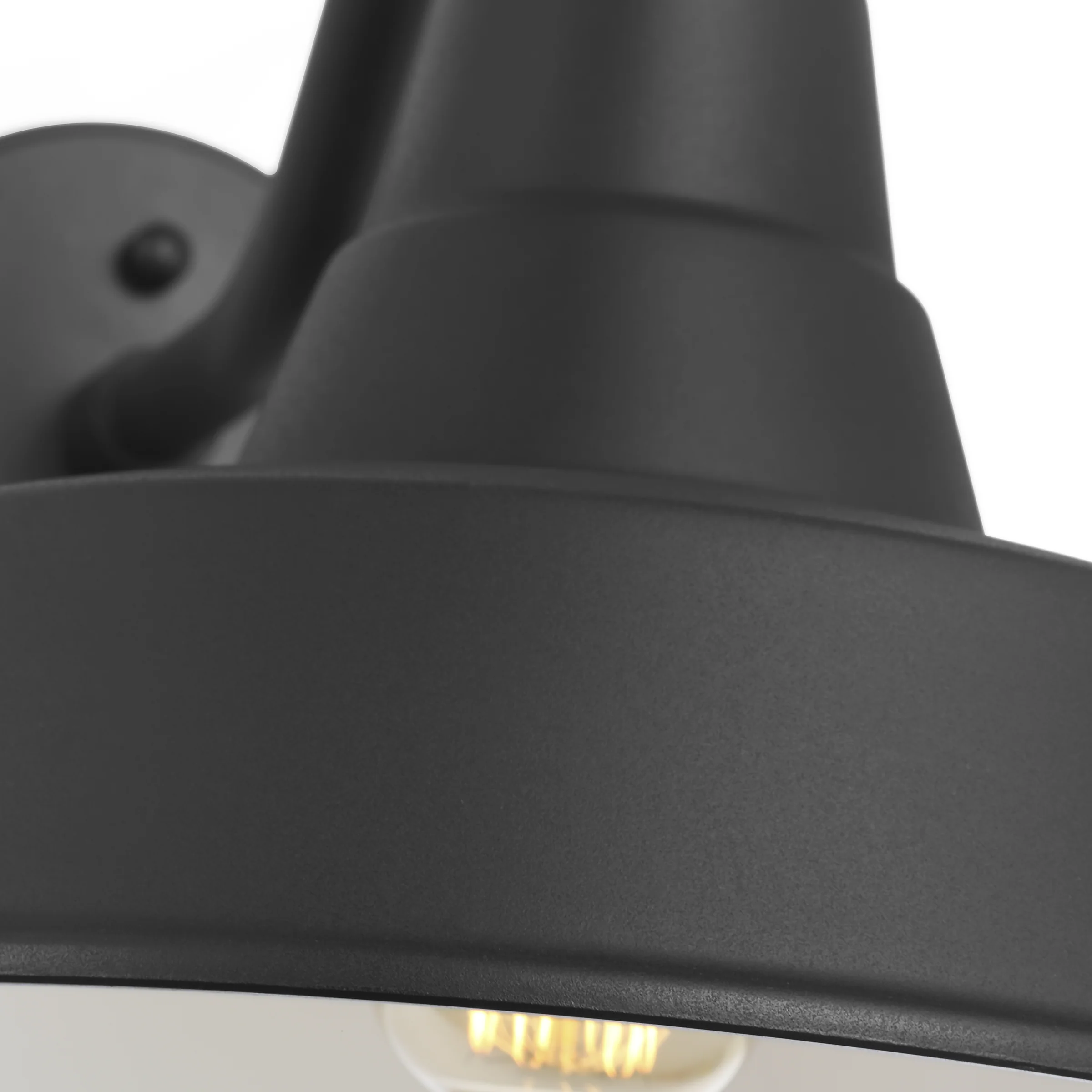 Barn Light Coastal Outdoor Wall Lantern - Black - Medium