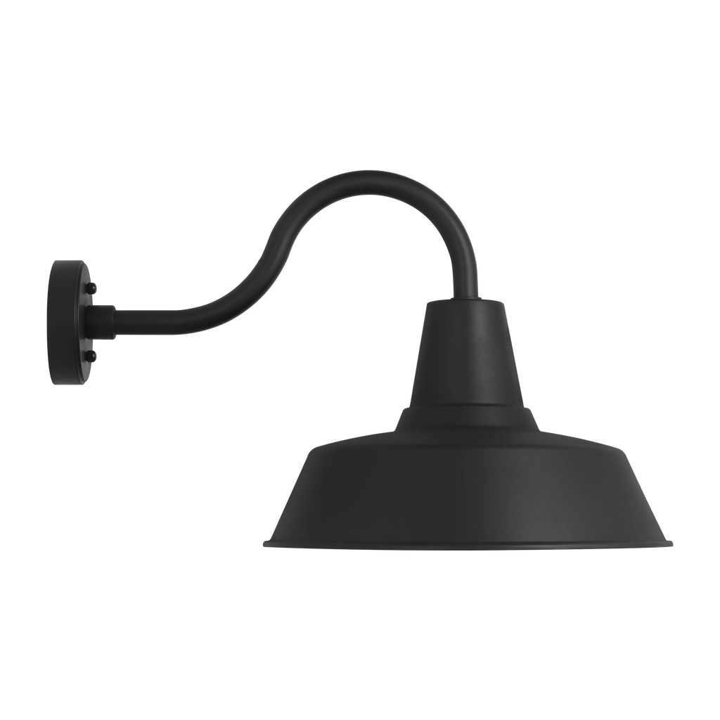 Barn Light Coastal Outdoor Wall Lantern - Black - Extra Large