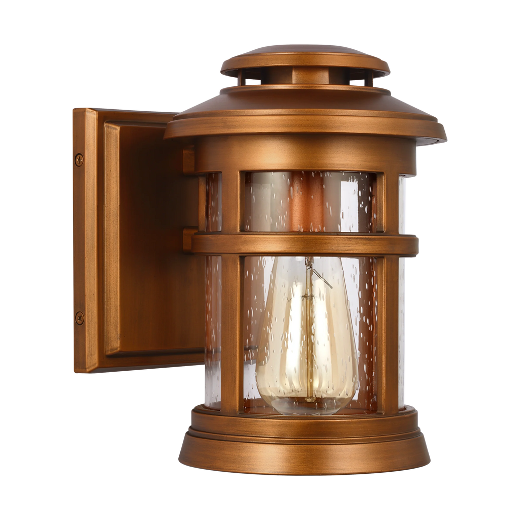 Newport Coastal Outdoor Wall Lantern - Extra Small 9" - Copper