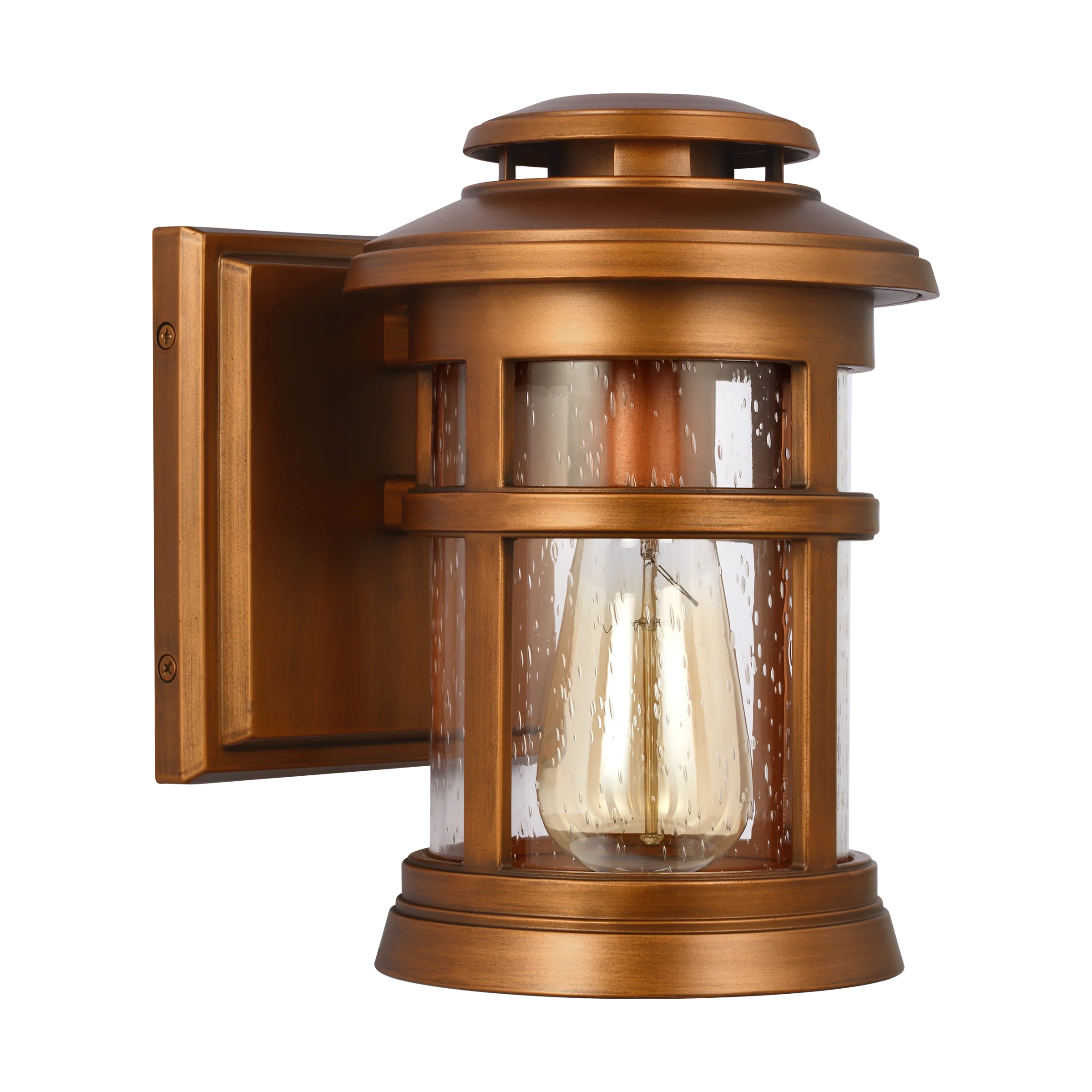 Newport Coastal Outdoor Wall Lantern - Extra Small 9" - Copper