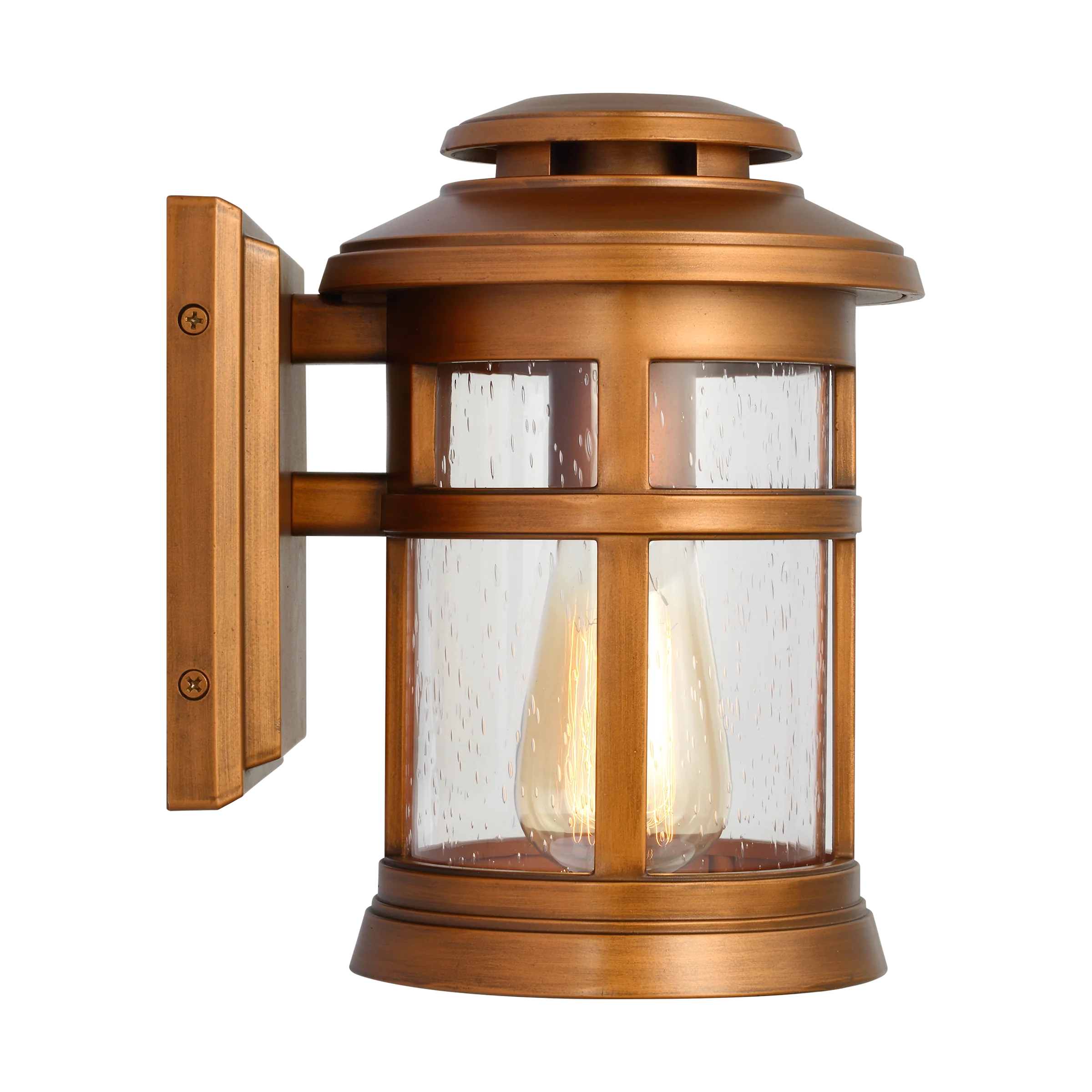 Newport Coastal Outdoor Wall Lantern - Extra Small 9" - Copper