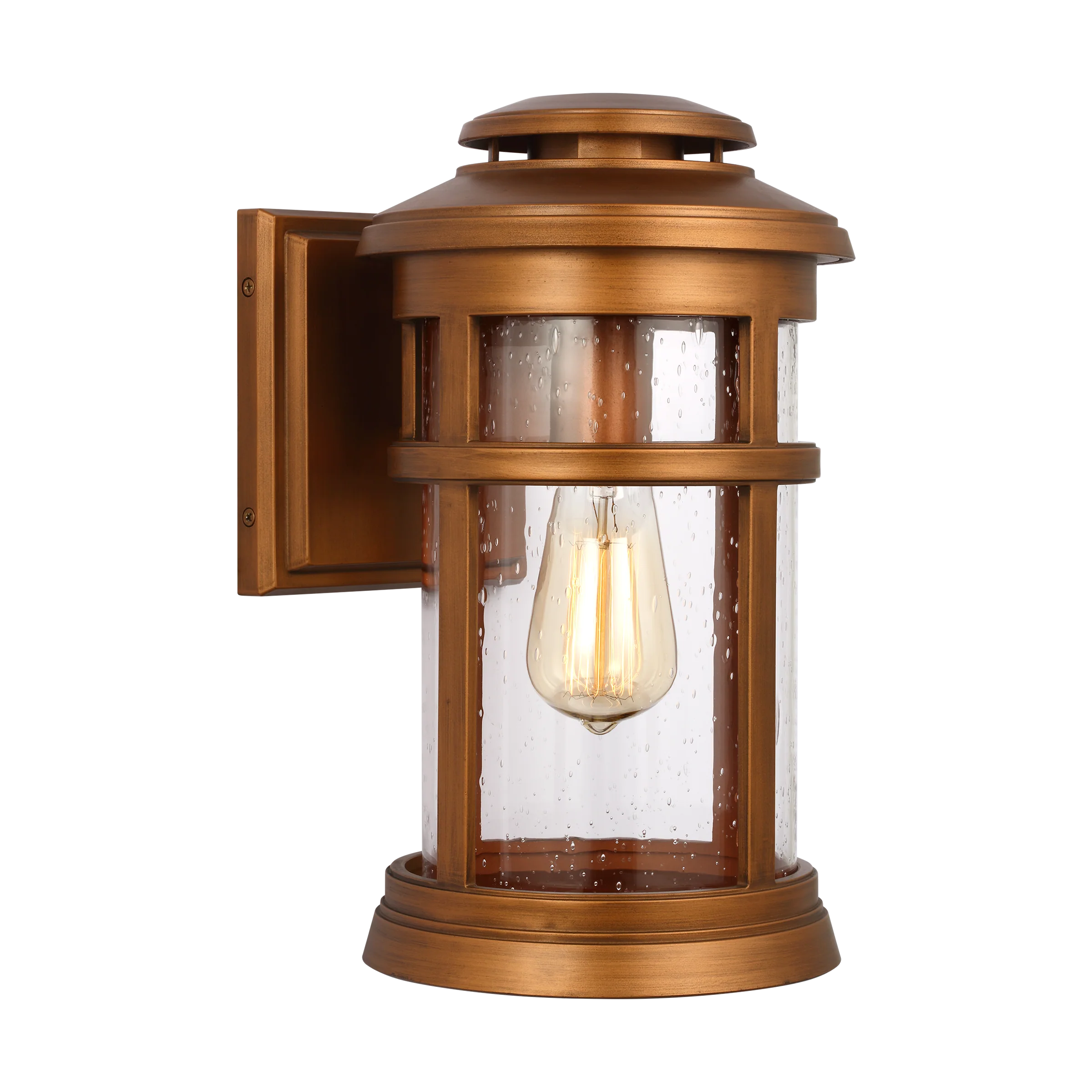 Newport Coastal Outdoor Wall Lantern - Small 13" - Copper