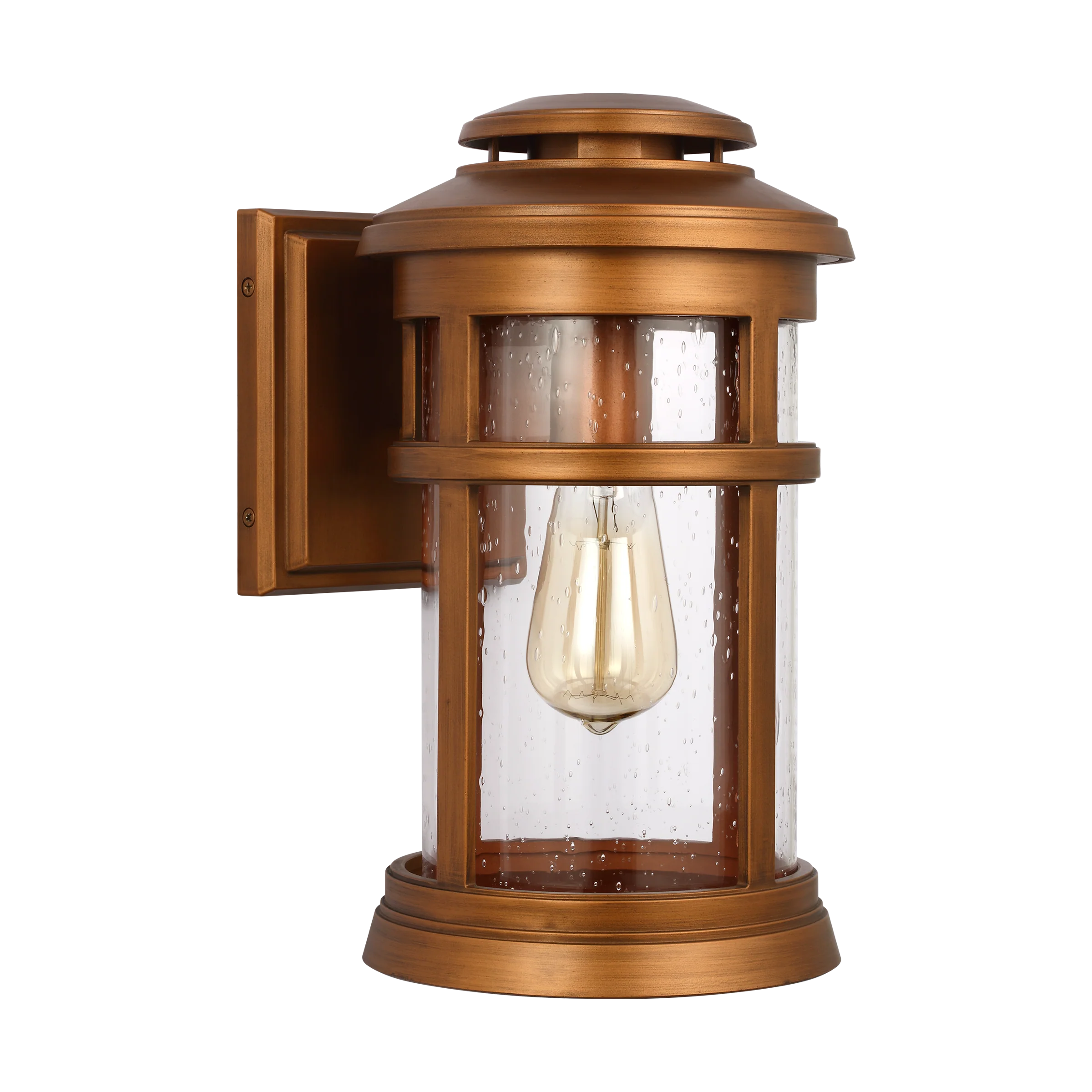 Newport Coastal Outdoor Wall Lantern - Small 13" - Copper