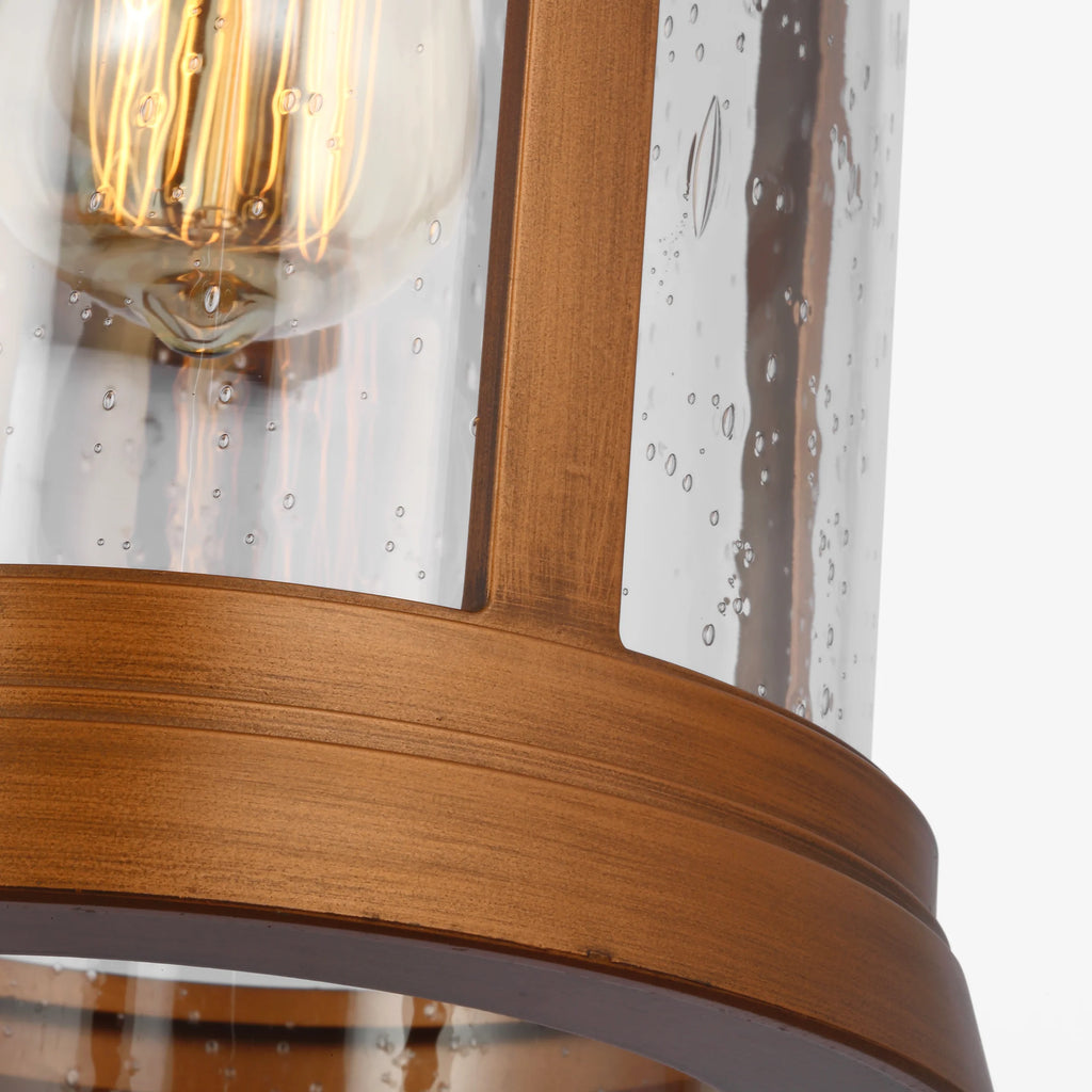 Newport Coastal Outdoor Wall Lantern - Small 13" - Copper