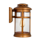 Newport Coastal Outdoor Wall Lantern - Small 13" - Copper