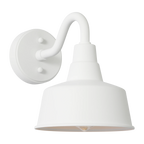Barn Light Coastal Outdoor Wall Lantern - White - Small
