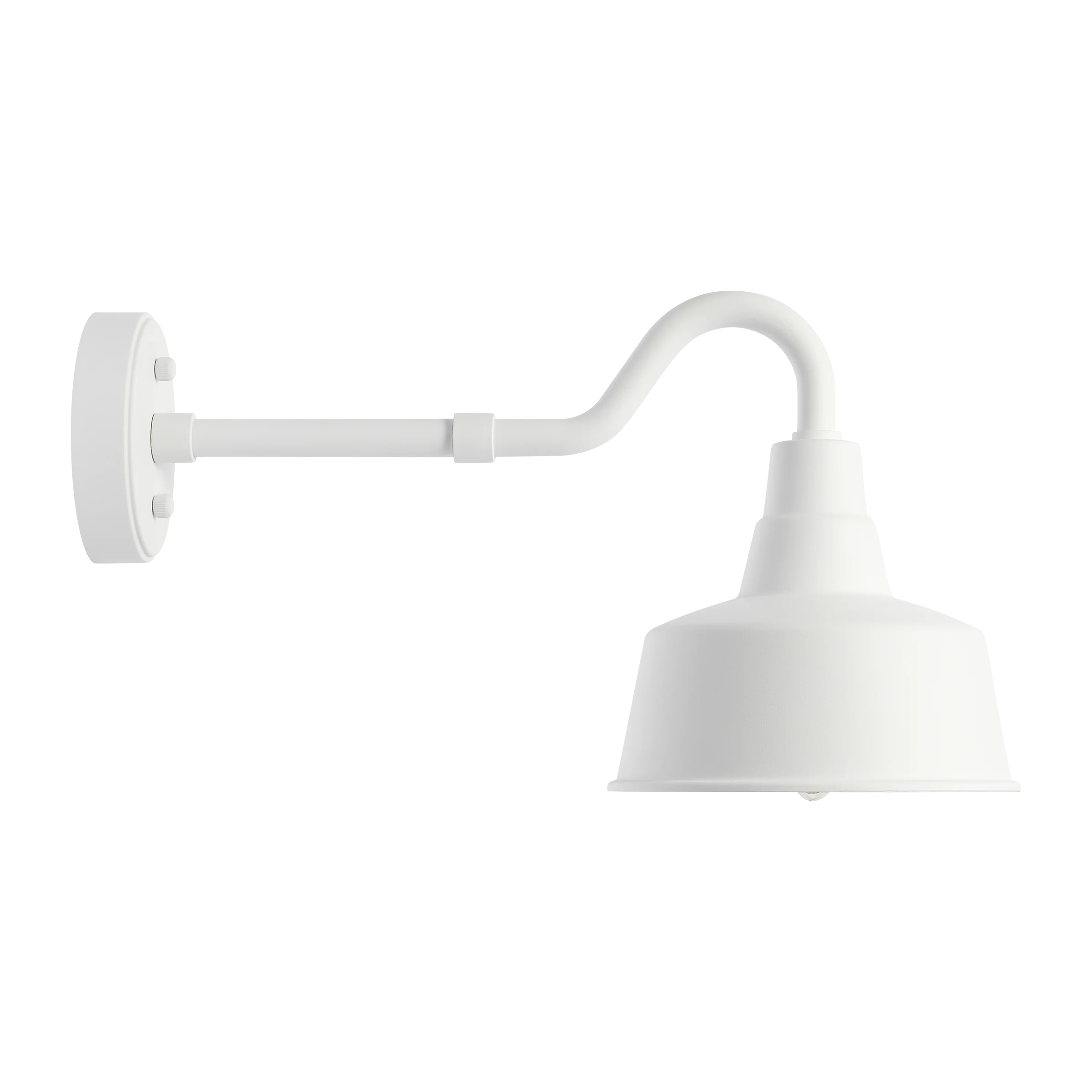 Barn Light Coastal Outdoor Wall Lantern - White - Small
