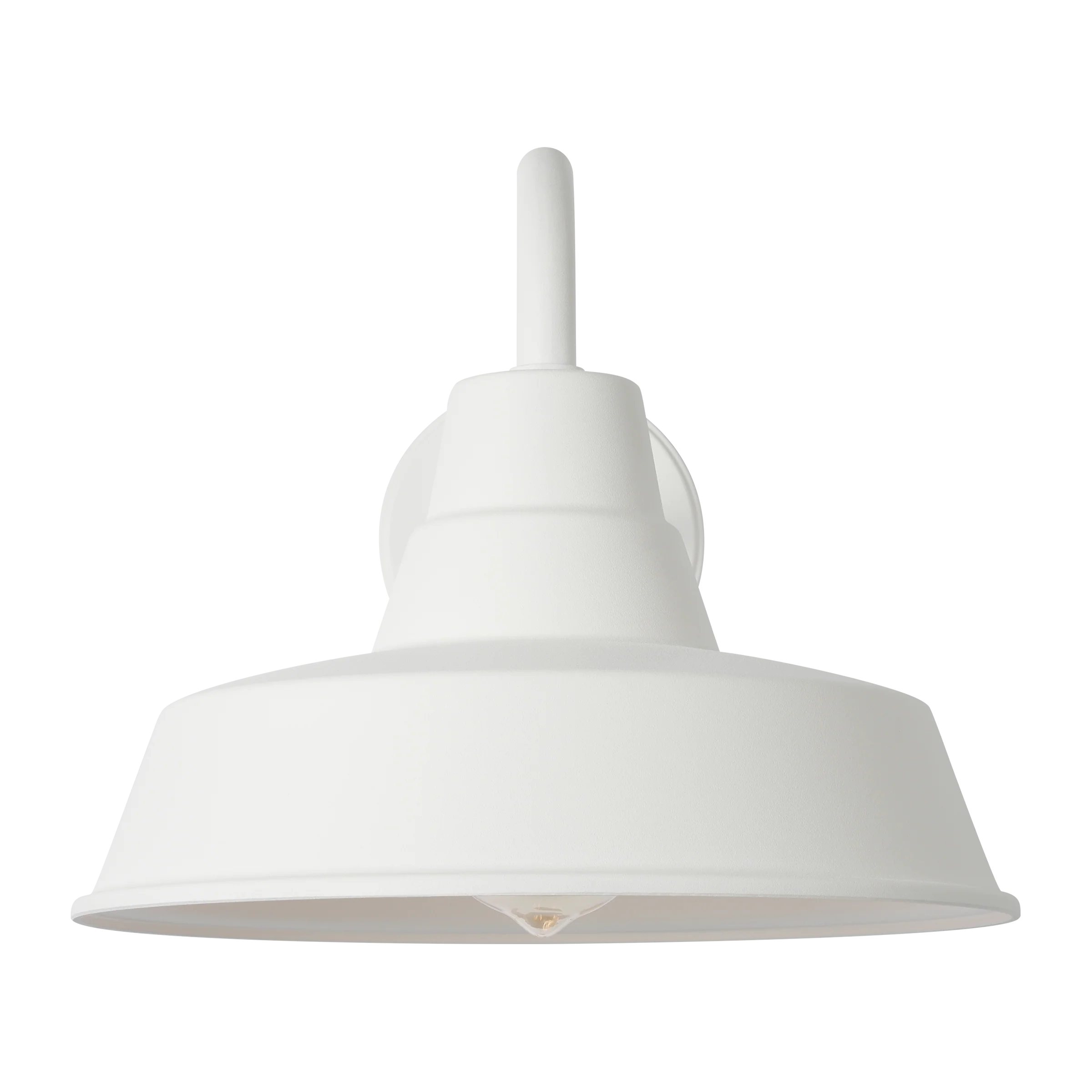Barn Light Coastal Outdoor Wall Lantern - White - Medium