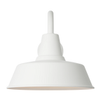 Barn Light Coastal Outdoor Wall Lantern - White - Large