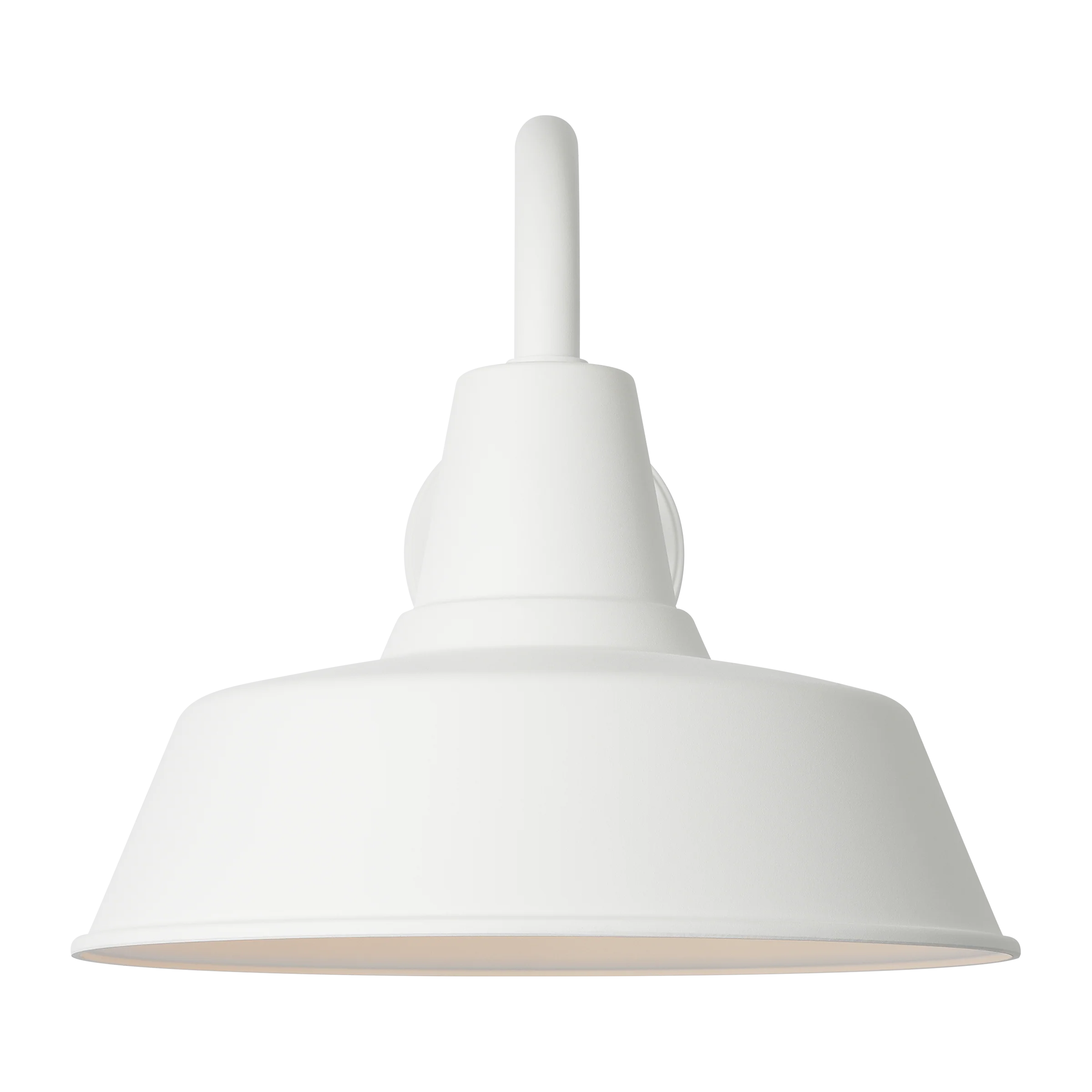 Barn Light Coastal Outdoor Wall Lantern - White - Large