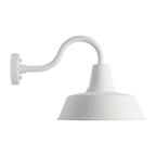 Barn Light Coastal Outdoor Wall Lantern - White - Large