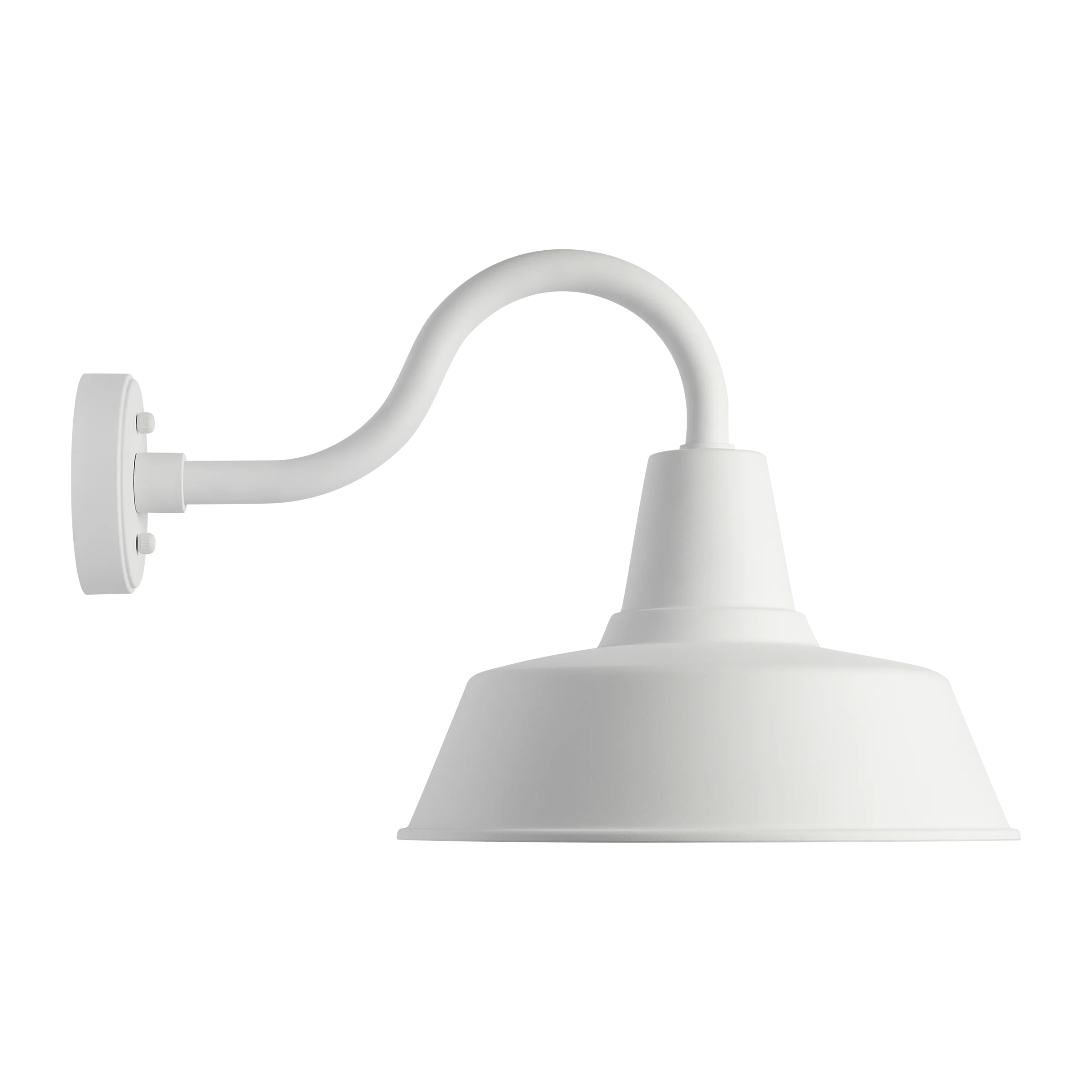 Barn Light Coastal Outdoor Wall Lantern - White - Large