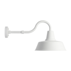 Barn Light Coastal Outdoor Wall Lantern - White - Large