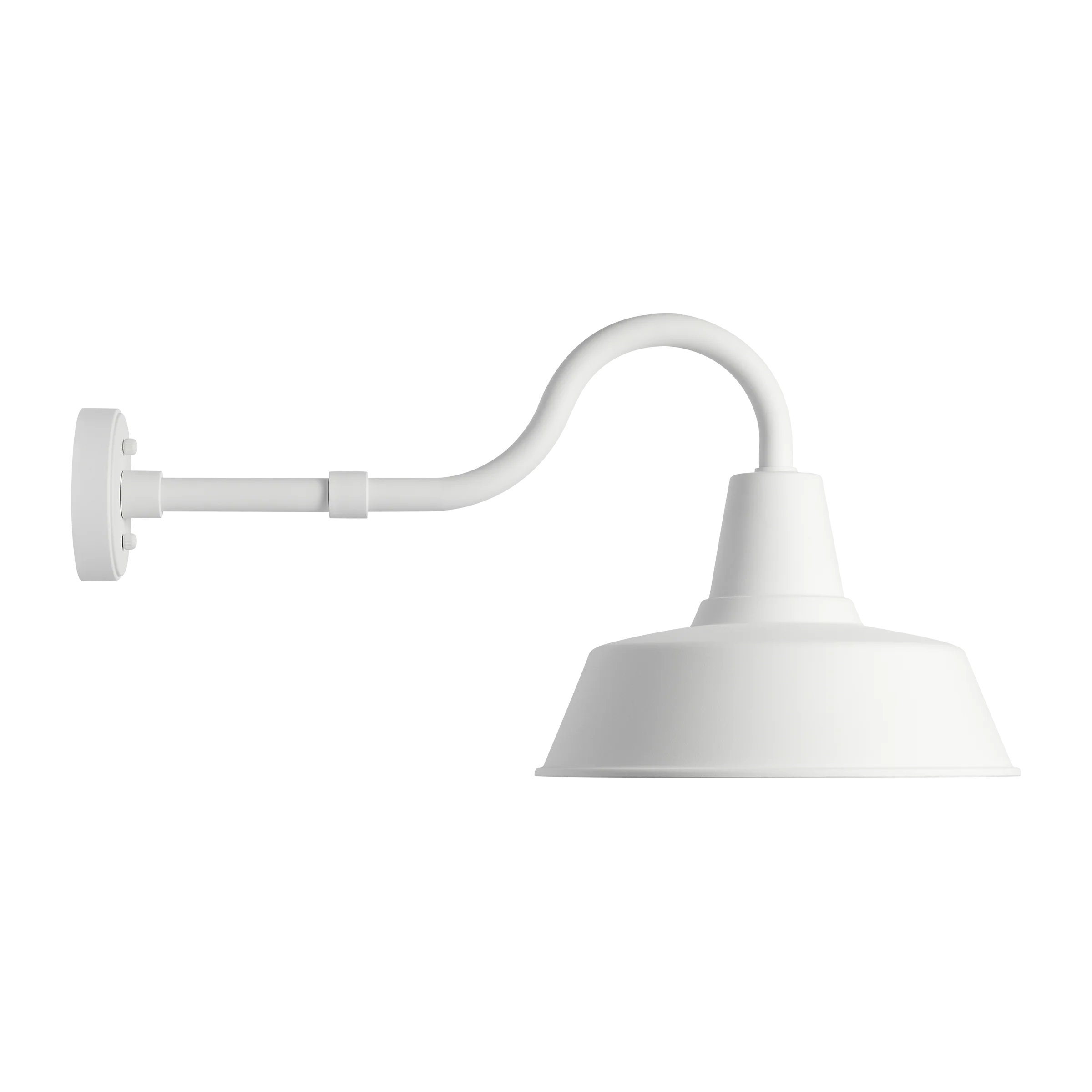 Barn Light Coastal Outdoor Wall Lantern - White - Large