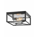 Hinkley Brixton Coastal Elements Flush Mount 18373BK Black Coastal Lighting
