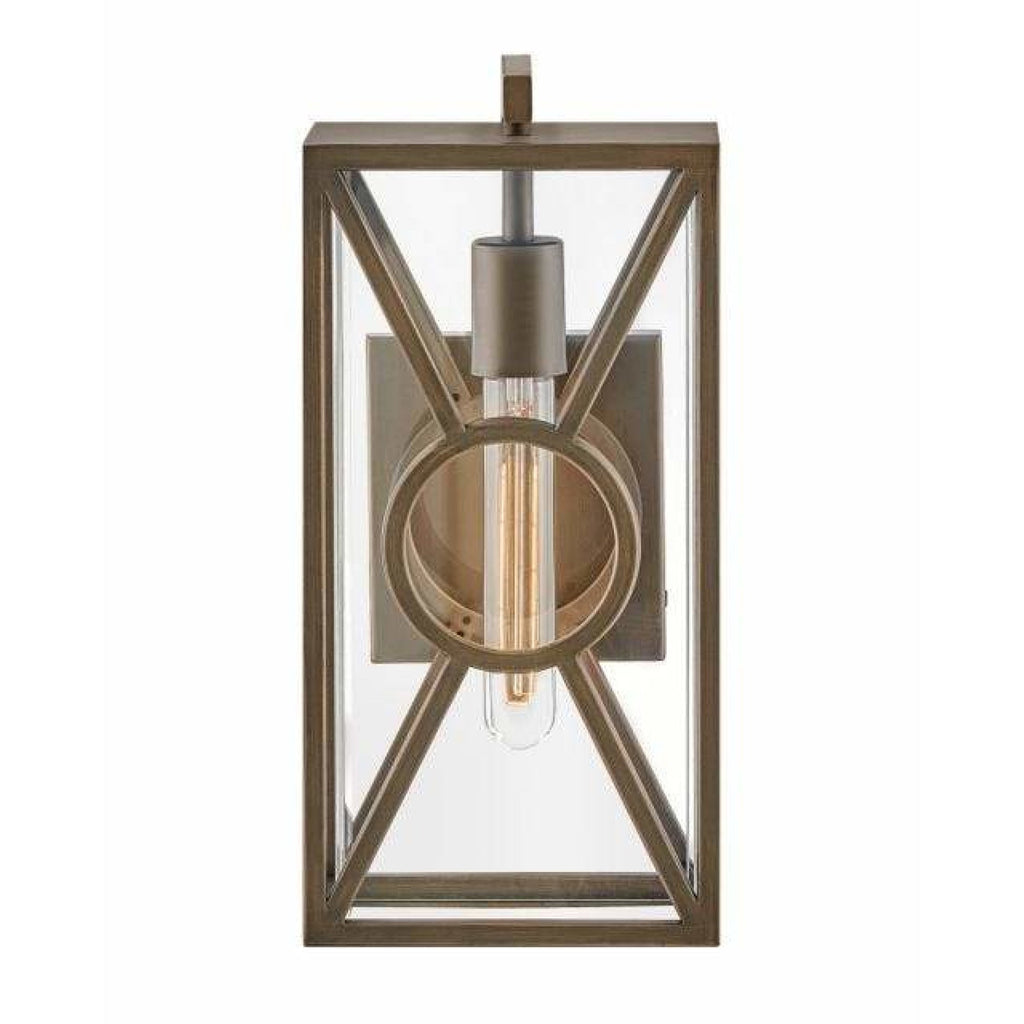 Hinkley Brixton Coastal Elements Wall Mount Lantern - Small 18370BK Coastal Lighting