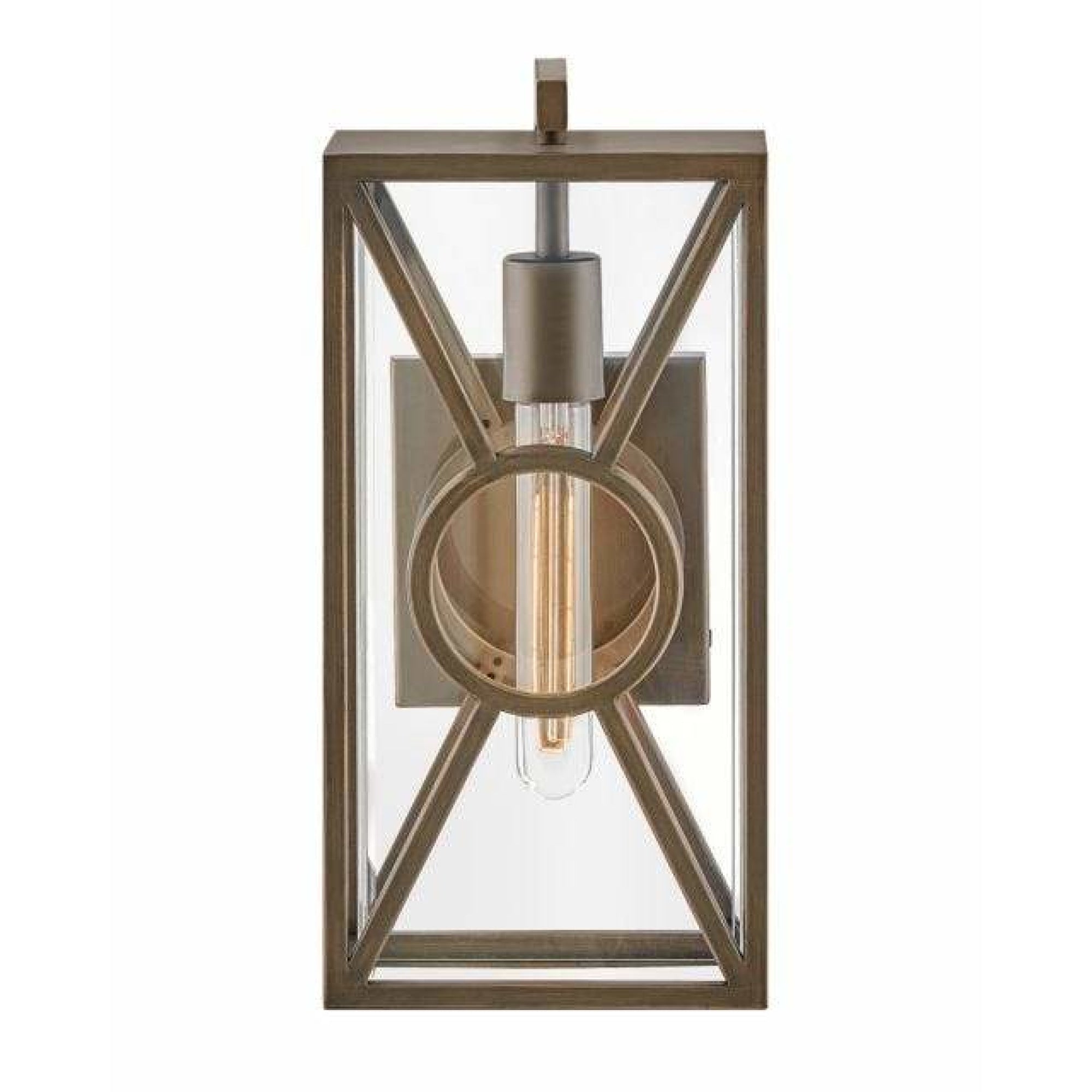 Hinkley Brixton Coastal Elements Wall Mount Lantern - Small 18370BK Coastal Lighting