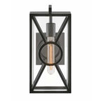 Hinkley Brixton Coastal Elements Wall Mount Lantern - Small 18370BK Coastal Lighting
