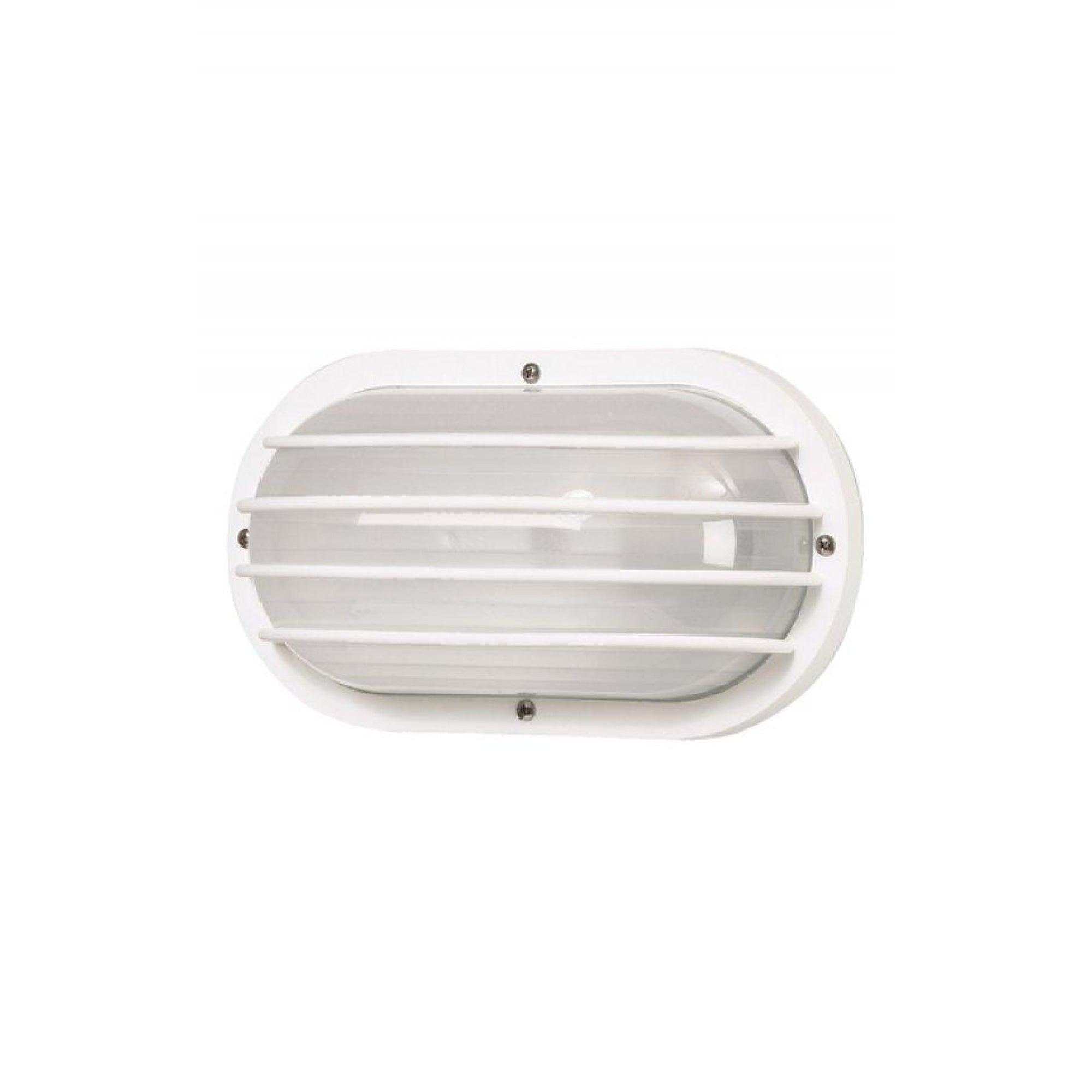 Wave Marlex Non-Corrosive Oval Nautical Wall Mount S76WF-WH White Coastal Lighting