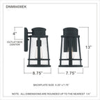 Dunham Coastal Outdoor Wall Lantern - Medium 13"