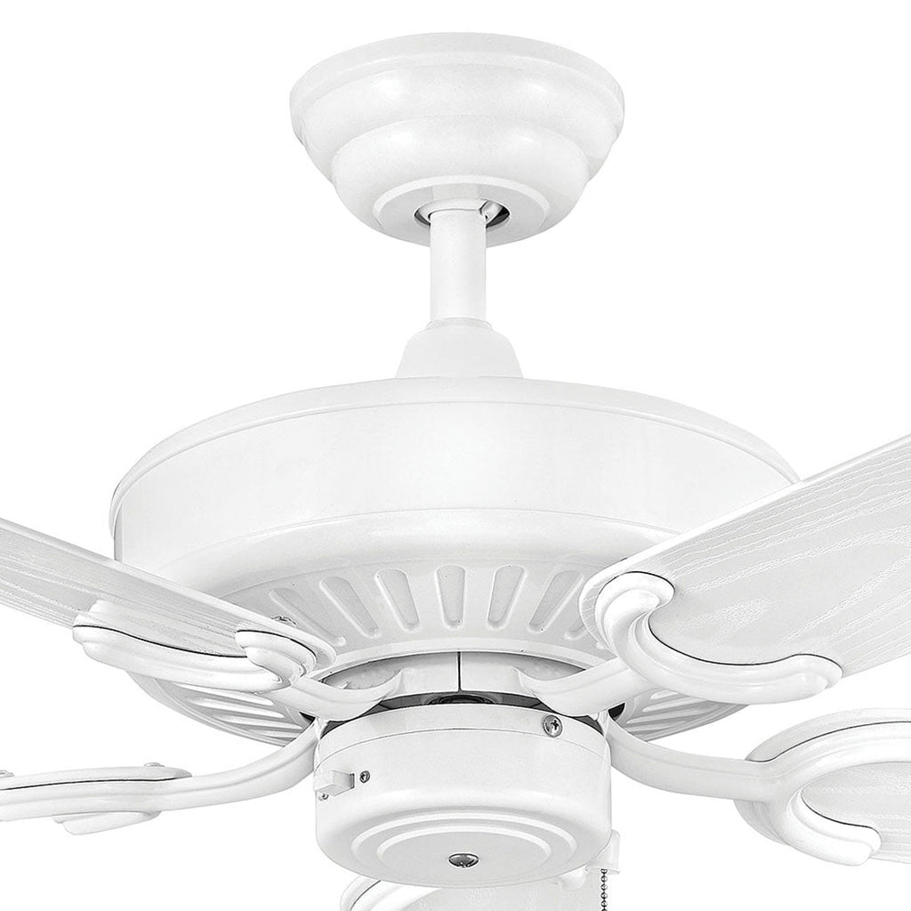 Hinkley Hampton Coastal Environment Outdoor Fan - 52 Appliance White 74901652FAWNWA Coastal Lighting