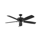 Hinkley Hampton Coastal Environment Outdoor Fan - 60 Matte Black 74901660FMBNWA Coastal Lighting