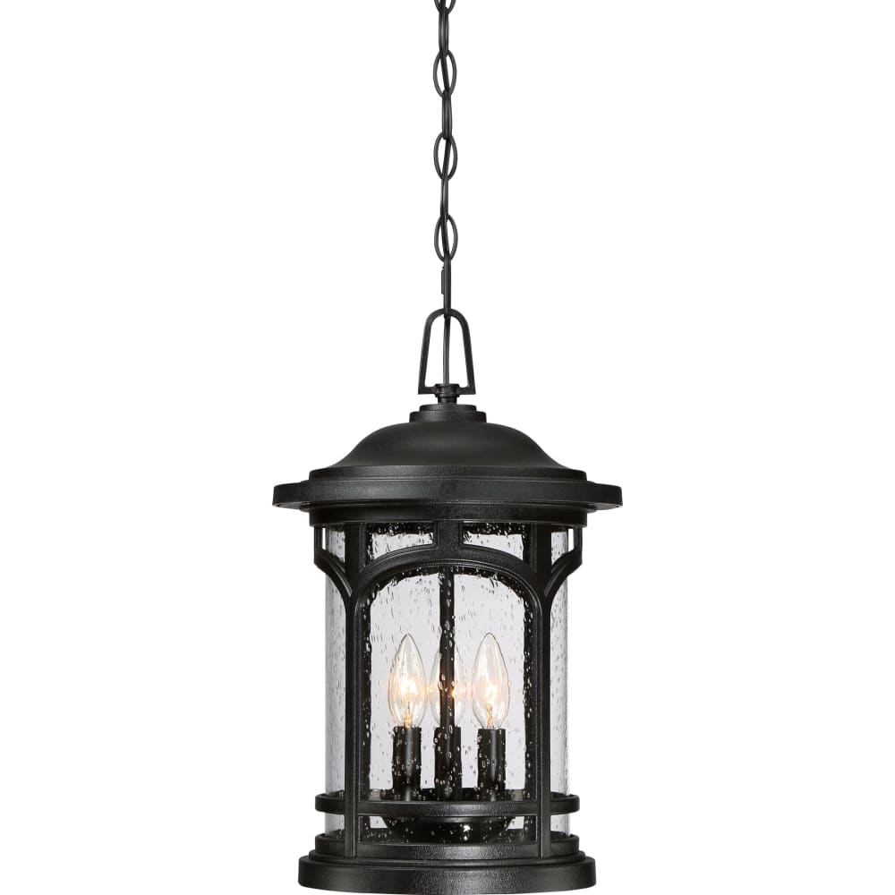 Marblehead Coastal Outdoor Pendant - Black