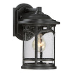 Marblehead Coastal Outdoor Wall Lantern - Small 11" - Black