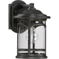 Marblehead Coastal Outdoor Wall Lantern - Small 11" - Black