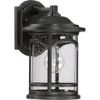 Marblehead Coastal Outdoor Wall Lantern - Small 11" - Black