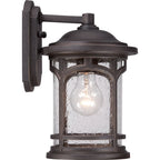 Marblehead Coastal Outdoor Wall Lantern - Small 11" - Bronze