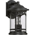 Marblehead Coastal Outdoor Wall Lantern -  Medium 14.5" - Black