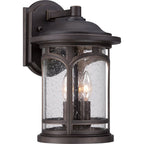 Marblehead Coastal Outdoor Wall Lantern -  Medium 14.5" - Bronze