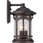 Marblehead Coastal Outdoor Wall Lantern -  Medium 14.5" - Bronze
