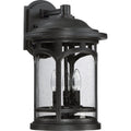 Marblehead Coastal Outdoor Wall Lantern -  Large 17.75" - Black