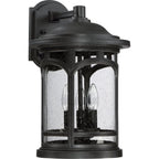 Marblehead Coastal Outdoor Wall Lantern -  Large 17.75" - Black