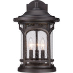 Marblehead Coastal Outdoor Wall Lantern -  Large 17.75" - Bronze