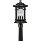 Marblehead Coastal Outdoor Post Lantern - Black