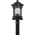 Marblehead Coastal Outdoor Post Lantern - Black