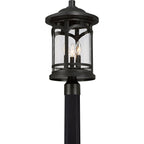 Marblehead Coastal Outdoor Post Lantern - Black