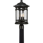 Marblehead Coastal Outdoor Post Lantern - Black