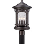 Marblehead Coastal Outdoor Post Lantern - Bronze