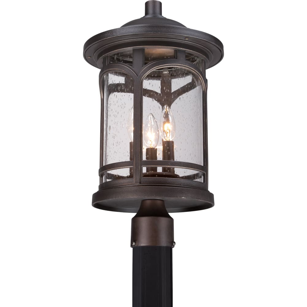Marblehead Coastal Outdoor Post Lantern - Bronze
