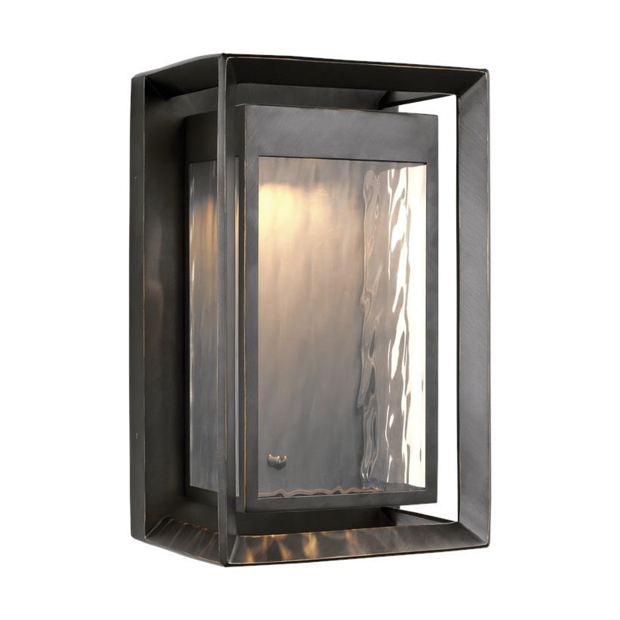 Generation Lighting Urbandale Outdoor Lantern - Large - LED OL13702ANBZ-L1 Coastal Lighting