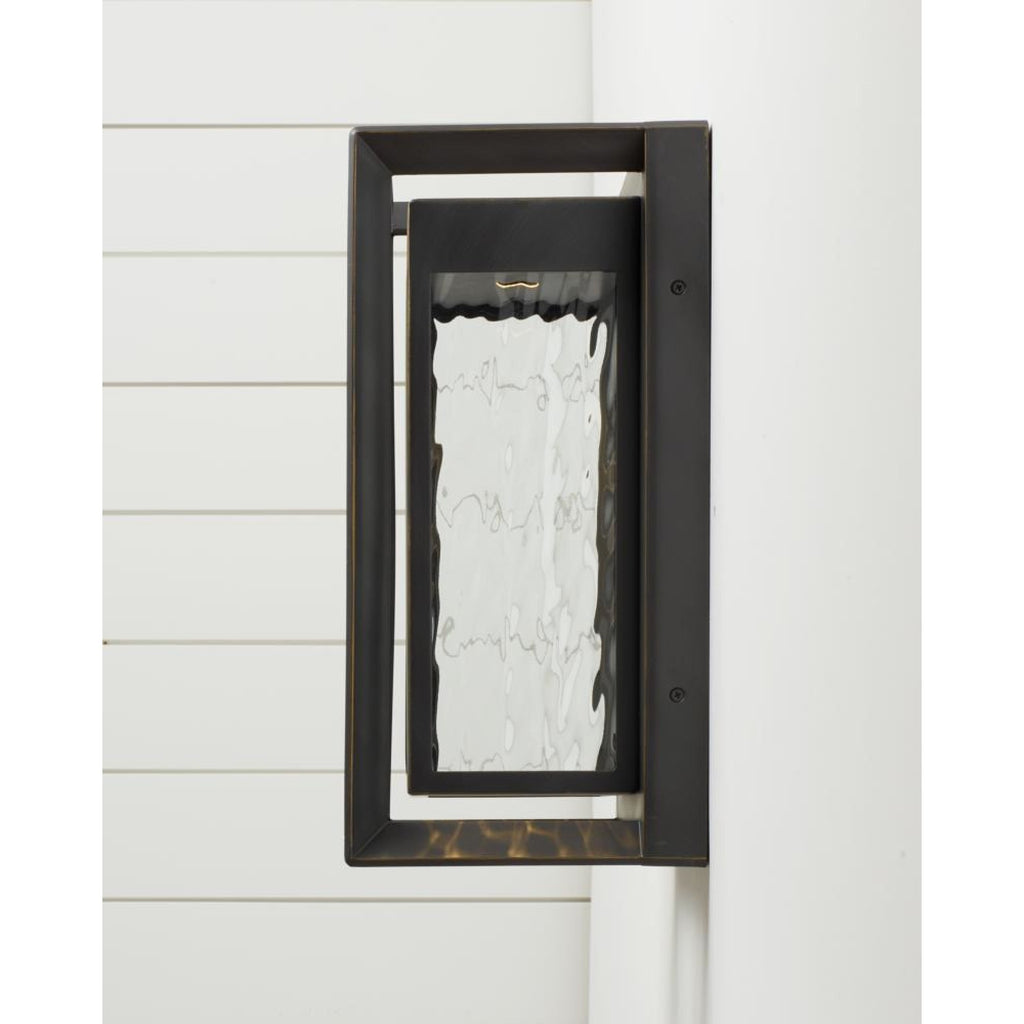 Generation Lighting Urbandale Outdoor Lantern - Small - LED OL13700ANBZ-L1 Coastal Lighting