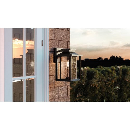 Wakefield Coastal Outdoor Wall Lantern - Medium - Black