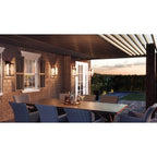 Wakefield Coastal Outdoor Wall Lantern - Medium - Black